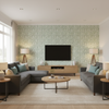 Laine Print Pacific — Living Room Room Setting