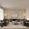 Bradford Emb Petal/Capri | Kravet - Living Room Visualization (AI-generated, may not be to scale. Verify pattern scale with product specifications.)