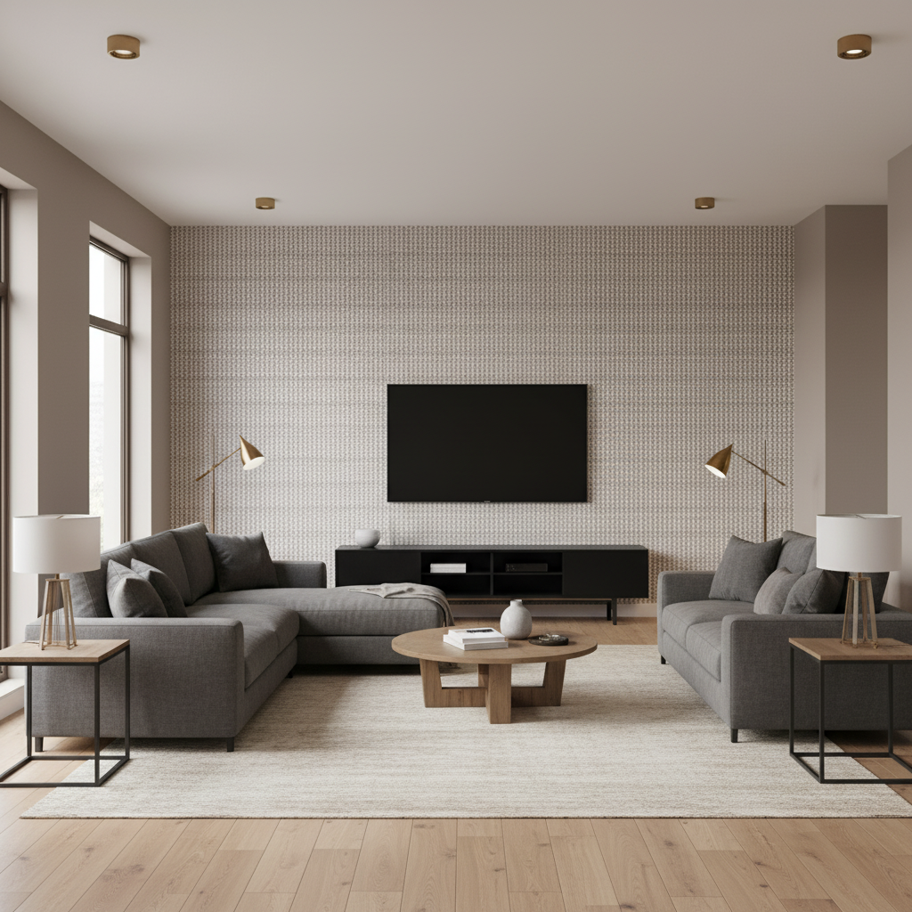 Kaya Ii Lilac — Living Room Room Setting