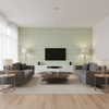 Kaya Ii Leaf — Living Room Room Setting