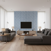 Kaya Ii Blue — Living Room Room Setting