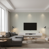 Cap Ferrat Stripe Mineral — Living Room Room Setting