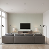 Cap Ferrat Stripe Mineral — Living Room Room Setting