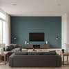 Gemma Velvet Pacific — Living Room Room Setting