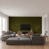 Gemma Velvet Moss — Living Room Room Setting