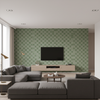 Levens Velvet Aqua — Living Room Room Setting