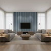 Picket Night Sky — Living Room Room Setting