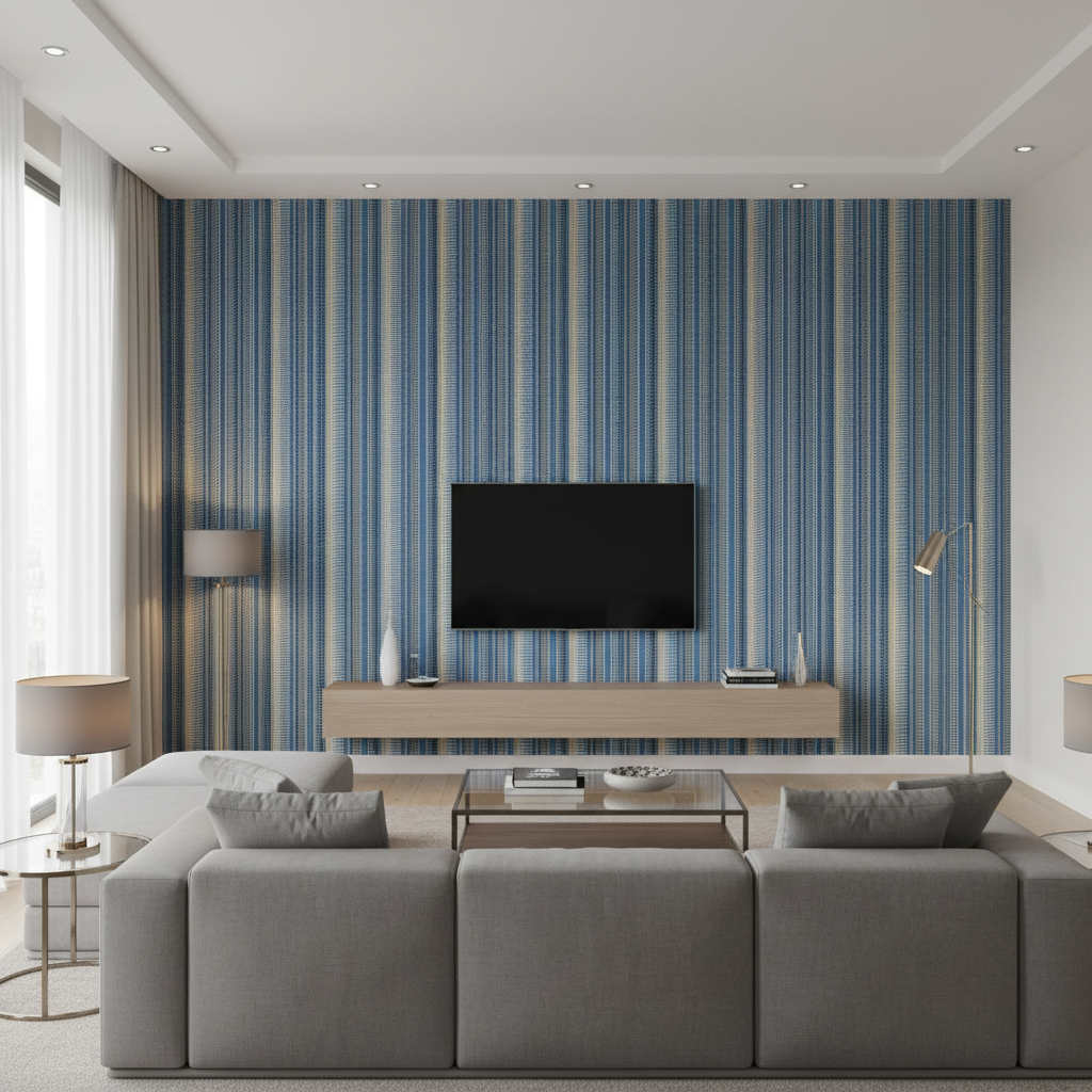 Picket Night Sky — Living Room Room Setting