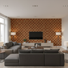 Allonby Weave Cinnabar — Living Room Room Setting