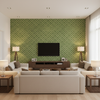Maldon Weave Aloe — Living Room Room Setting