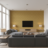 Maldon Weave Gold — Living Room Room Setting