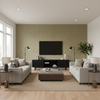 Blyth Weave Moss — Living Room Room Setting