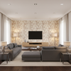 Beijing Blossom ivory — Living Room Room Setting