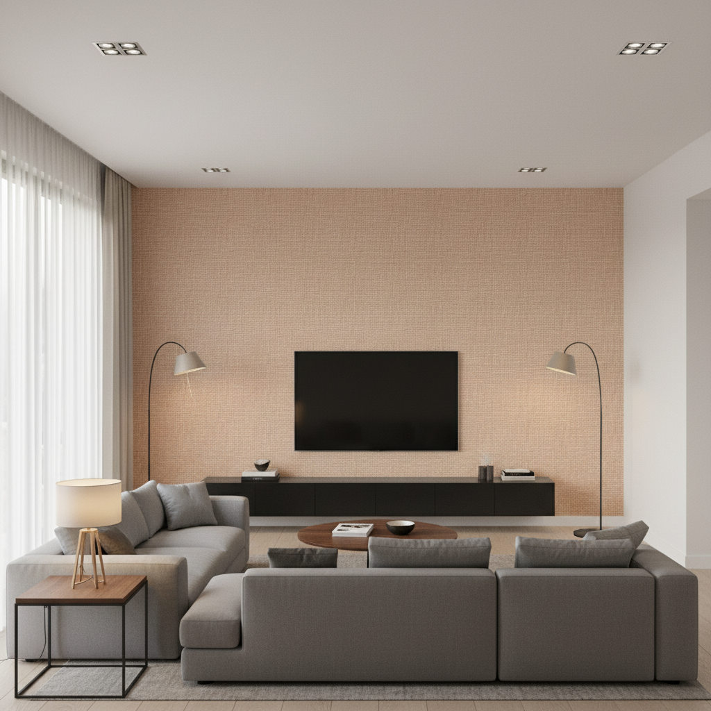 Leuven Antique Pink — Living Room Room Setting