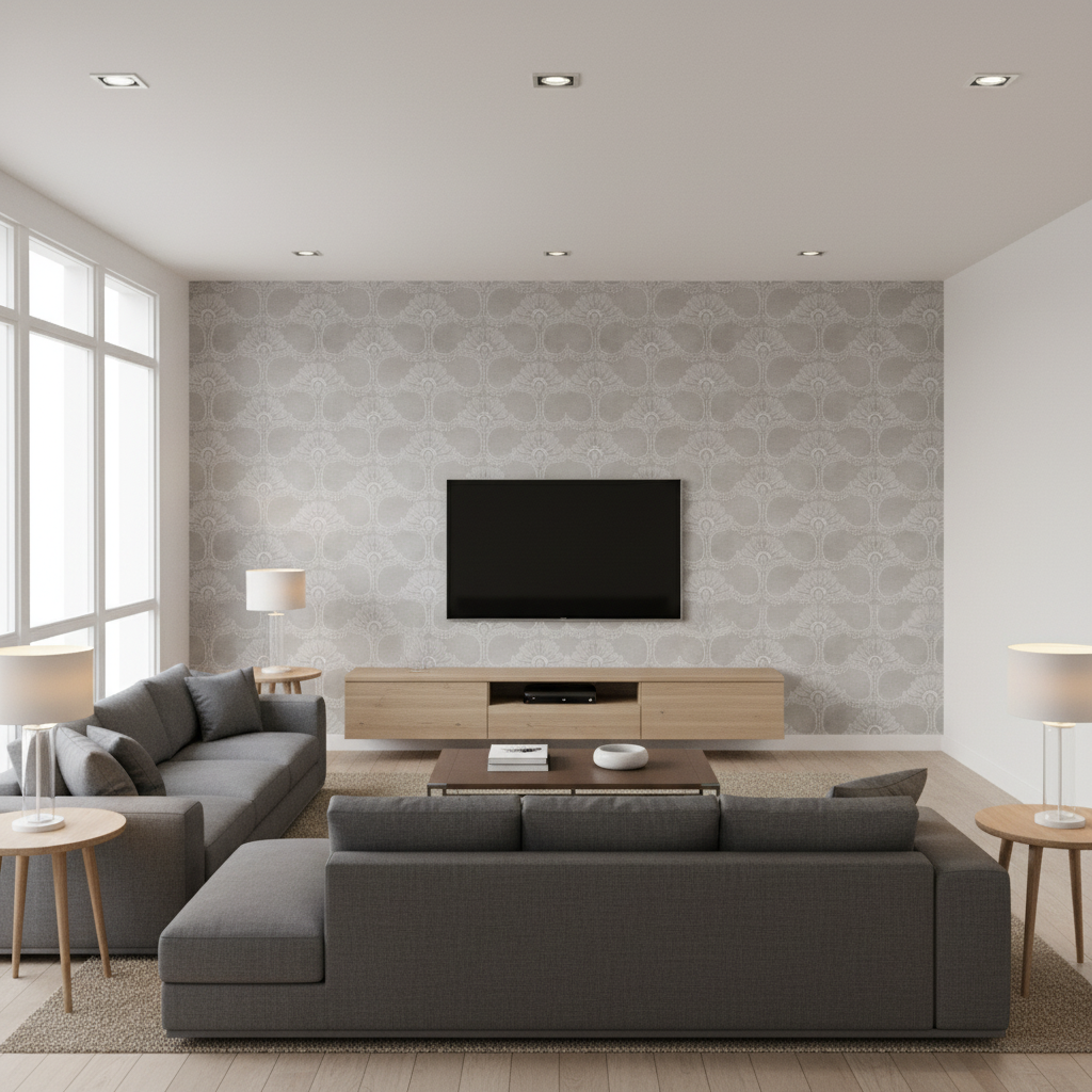 Odessa gray — Living Room Room Setting