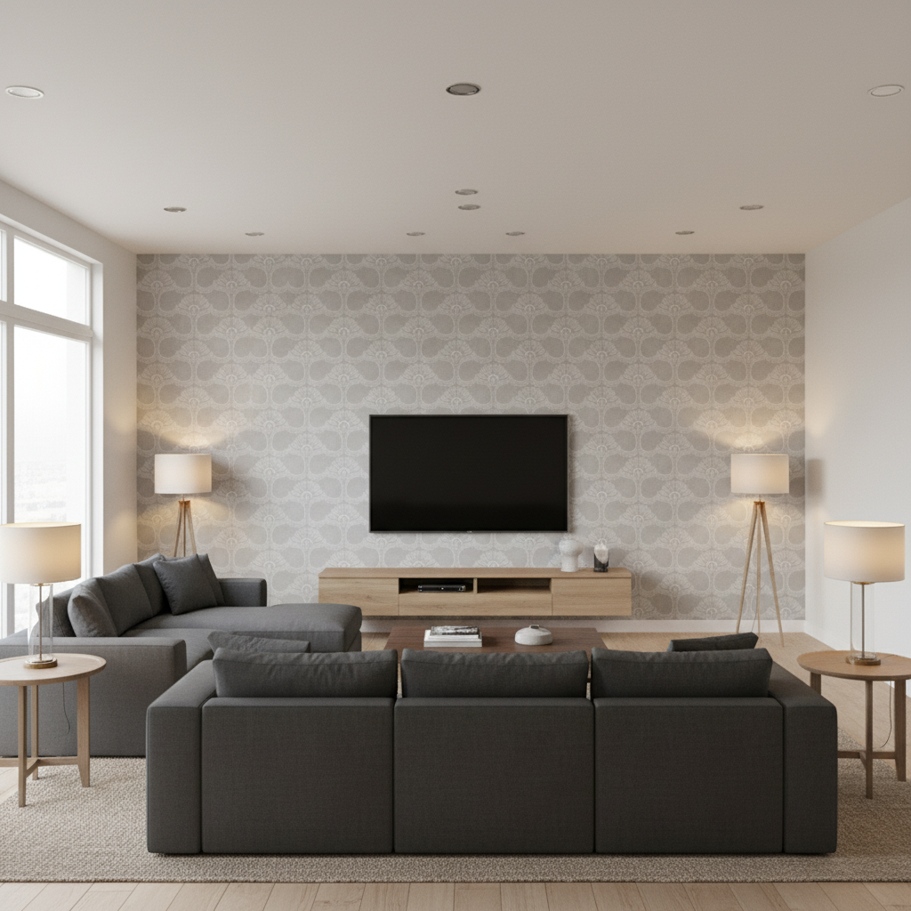 Odessa gray — Living Room Room Setting