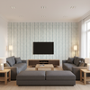Elba Print Chambray — Living Room Room Setting