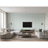 Elba Print Chambray — Living Room Room Setting