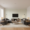Whitaker Print Sage/Aqua — Living Room Room Setting