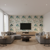 Luzon Print Jade — Living Room Room Setting