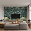 Luzon Print Lagoon — Living Room Room Setting