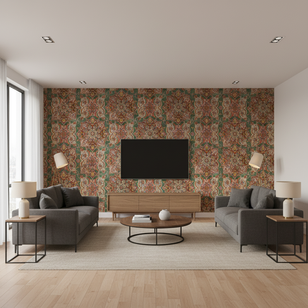 Granada Print Jewel — Living Room Room Setting