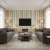 Nautique Emb Green/Blue — Living Room Room Setting