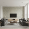 Triana Weave Sky — Living Room Room Setting