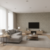 Triana Weave Denim — Living Room Room Setting