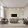 Prado Weave Moss — Living Room Room Setting