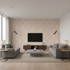 Prado Weave Petal — Living Room Room Setting