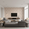 Prado Weave Petal — Living Room Room Setting