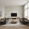 Alfaro Weave Sky — Living Room Room Setting