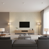 Alfaro Weave Moss — Living Room Room Setting