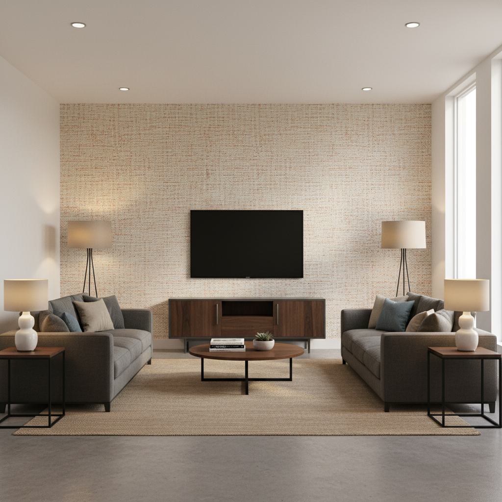 Alfaro Weave Admiral — Living Room Room Setting