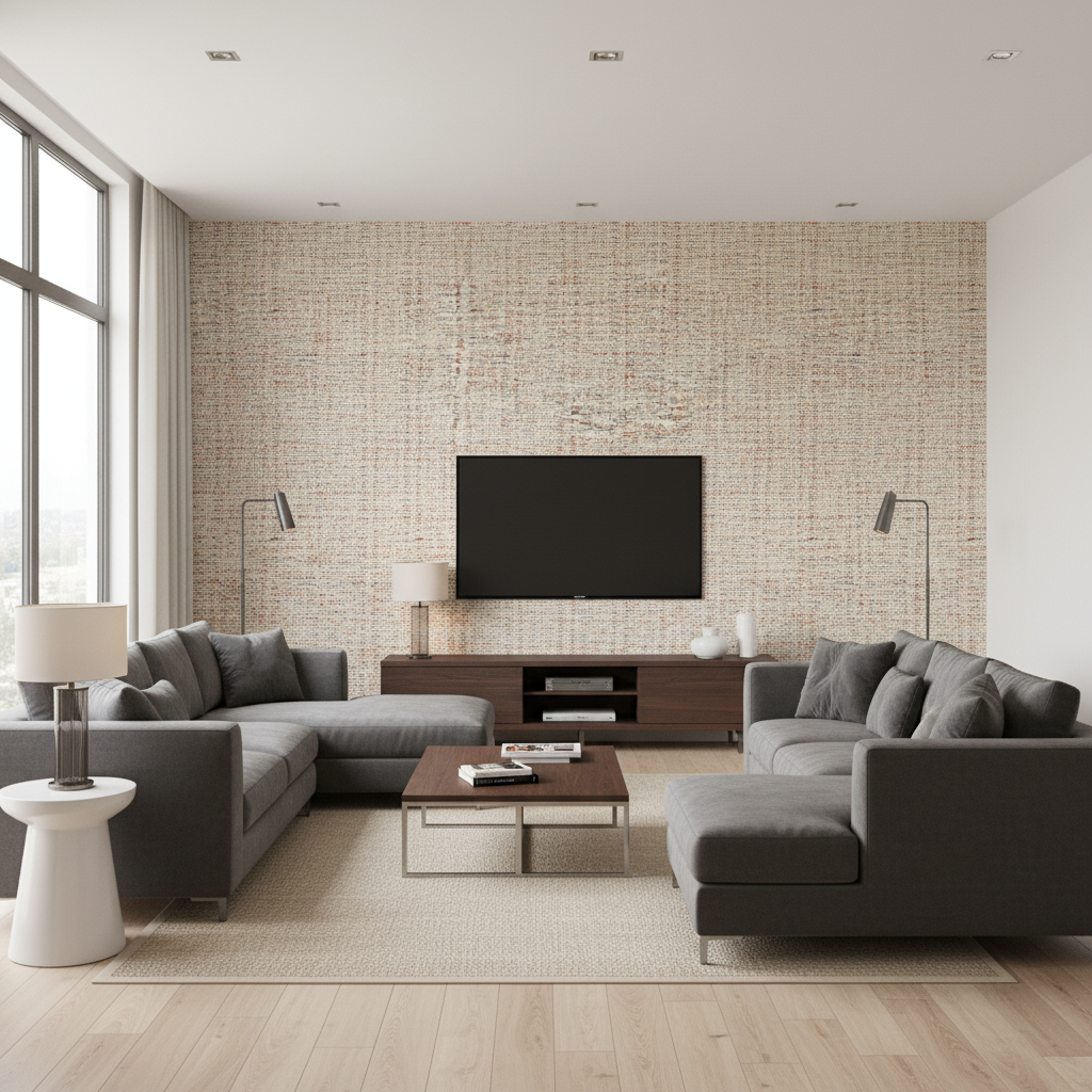 Alfaro Weave Admiral — Living Room Room Setting