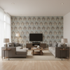 Seville Weave Navy/Marine — Living Room Room Setting