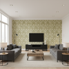 Seville Weave Celadon/Moss — Living Room Room Setting
