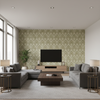 Seville Weave Celadon/Moss — Living Room Room Setting