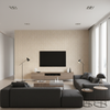 Leon Weave Sand — Living Room Room Setting