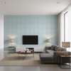 Lillie Embroidery light blue — Living Room Room Setting