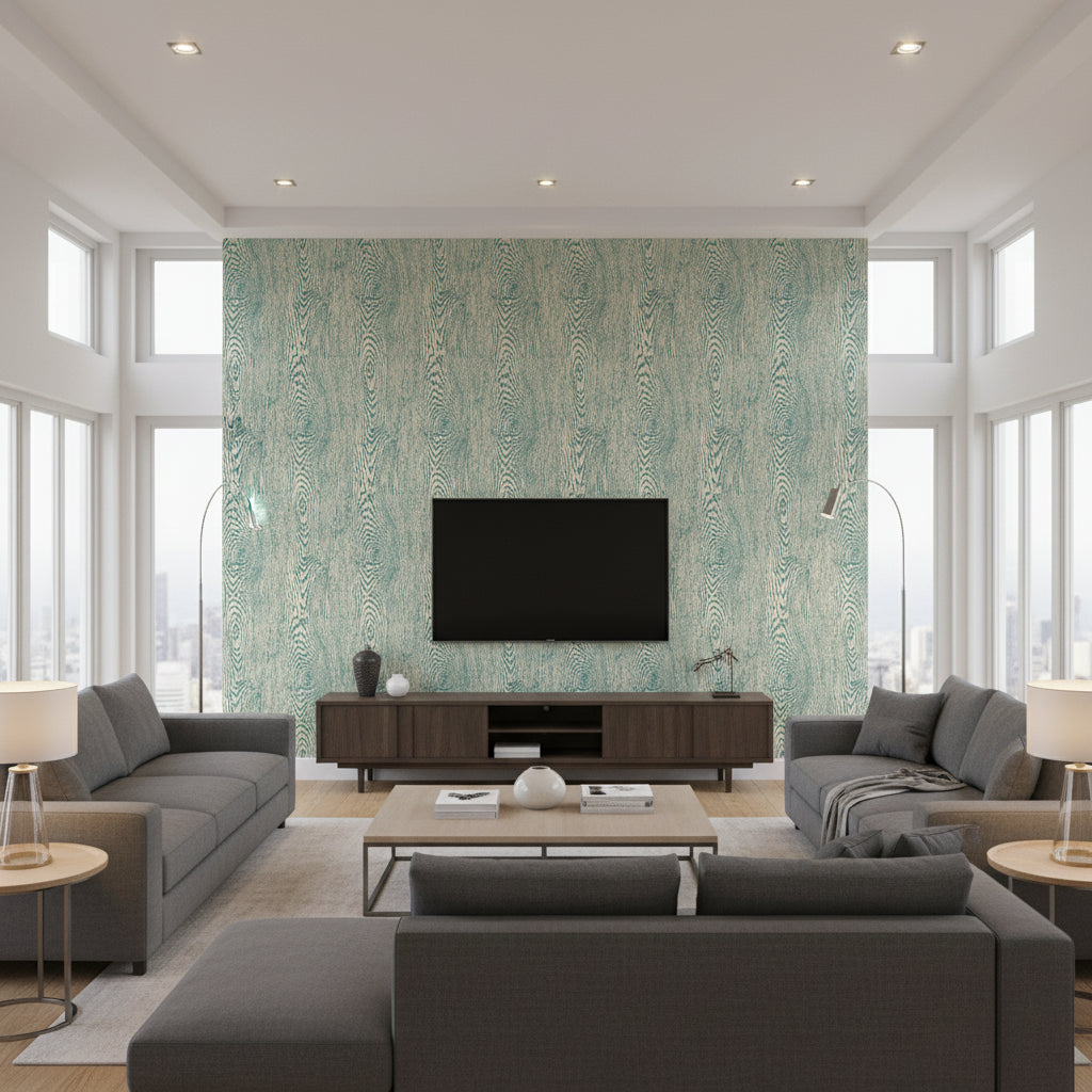 8013142.15.0 | Kravet - Living Room Visualization (AI-generated, may not be to scale. Verify pattern scale with product specifications.)