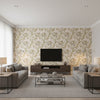 990115.116.0 | Kravet - Living Room Visualization (AI-generated, may not be to scale. Verify pattern scale with product specifications.)