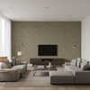 Acanthus Damask - Blue Blue By Lee Jofa | Oscar De La Renta Iv | Damask Multipurpose - Living Room Room Setting