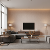 Alfaro Weave - Brick Burgundy/Red By Lee Jofa | Triana Weaves | Texture Upholstery - Living Room Room Setting