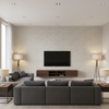 Alfaro Weave - Denim Dark Blue By Lee Jofa | Triana Weaves | Texture Upholstery - Living Room Room Setting
