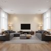 Alfaro Weave - Sand Beige By Lee Jofa | Triana Weaves | Texture Upholstery - Living Room Room Setting