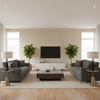 Alfaro Weave - Stone Grey By Lee Jofa | Triana Weaves | Texture Upholstery - Living Room Room Setting