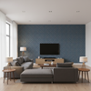 Allonby Weave - Blue Blue By Lee Jofa | Linford Weaves |Plaid / Check Tone On Tone Upholstery Chenille - Living Room Room Setting