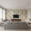 Althea Cotton P - Citron Light Green By Lee Jofa |  | Botanical & Floral Multipurpose Print - Living Room Room Setting
